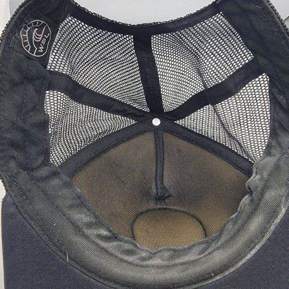 Vans 2017 US Open Of Surfing Huntington Beach Hat Black Snapback Mesh Trucker - Picture 7 of 9